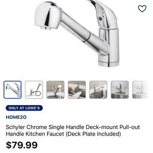 NIB Kitchen Spray/Faucet; color: chrome